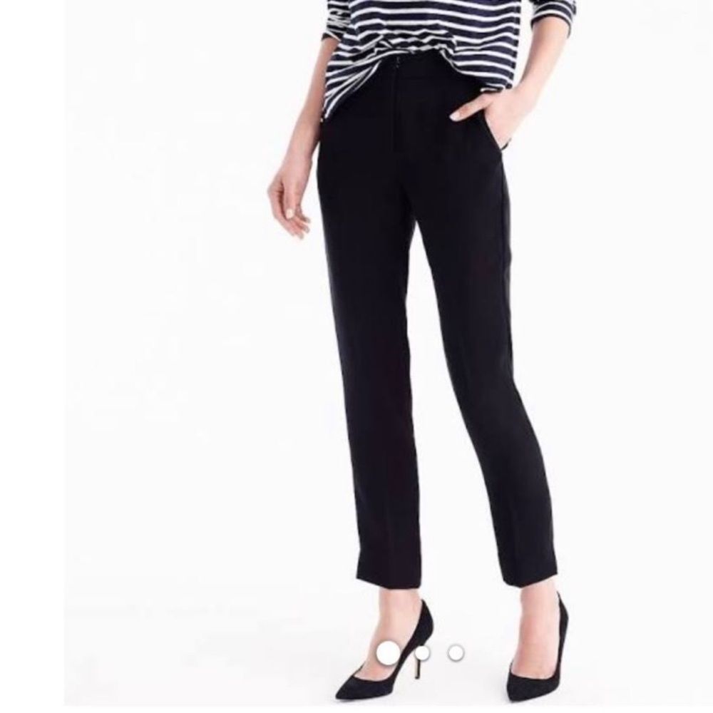 J. Crew Classic Black Cropped Pants